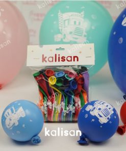 Taşıtlar Serisi Baskılı Balon