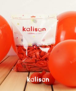 5″ – 12,50 cm Mini Standart Kırmızı Renk Balon