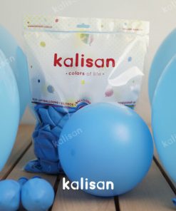 Açık Mavi Baskısız Balon