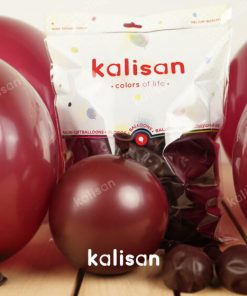 Bordo Balon Baskısız