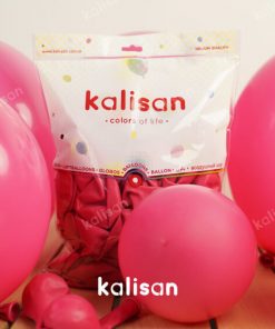 Koyu Pembe Baskısız Balon