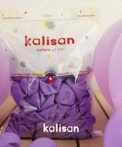 Lila Baskısız Balon