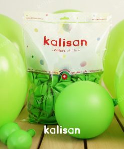 Limon Yeşili Baskısız Balon