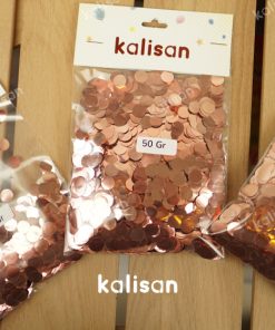 Şeffaf Balon İçi Yuvarlak Konfeti ve Sim