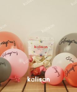 Evleniyoruz Baskılı Balon Sade