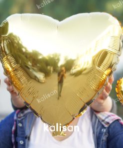 4" Kalp Folyo Balonlar Paket içi 4'lü