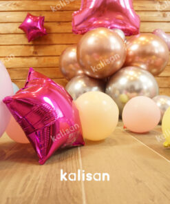 Kalisan Party Box – Balon Kit 29 |1 Yaş Doğum Günü Teması Fuşya Konsept