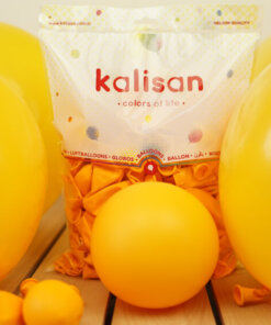 12" - 30 cm Hardal Baskısız Balon
