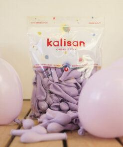 5" Lila Renk Mini Makaron Balonlar