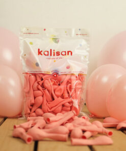 5" Pembe Renk Mini Makaron Balonlar