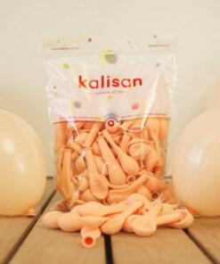 5" Somon Renk Mini Makaron Balonlar