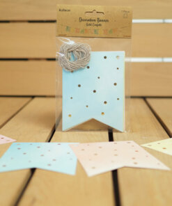 Makaron Gold Konfetili Dekorasyon Banner