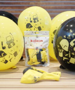 İnşaat Temalı Baskılı Balon