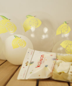 Limon Baskılı Balon