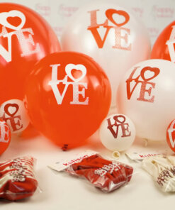Love Baskılı Balon