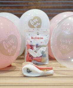 Love You Baskılı balon