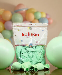 12" - 30 cm Makaron Balon Mint Pastel