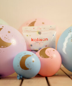 Makaron Yarım Ay Baskılı Balon