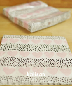 Puantiye Kalp Temalı Peçete 33 x 33 cm - 3 Katlı 20’li Paket