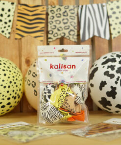 Safari Temalı Balonlar Desenli