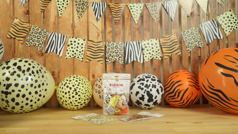 Safari Konsept Doğum Günü Kiti Kalisan Party Box Balon Kit 35