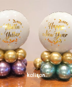 25 Adet 5" Mini Mirror (Krom) Balonlar Özel Renkler Mor Yeşil Altın