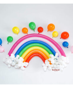 Standart Balon Gökkuşağı Konsept - Kalisan Party Box – Balon Kit 66