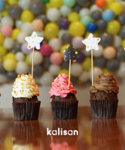 Cake Topper - Yıldız Şekilli Pasta Süsleyici Uzay Tema