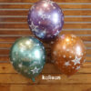12" Mirror Yıldız Baskılı Balon