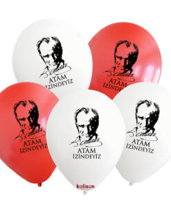 Atam İzindeyiz Baskılı Balon