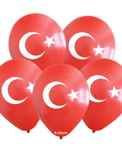 Ay Yıldız Baskılı Balon