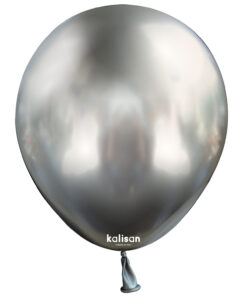5" Mini Mirror (Krom) Balonlar Koyu Gümüş
