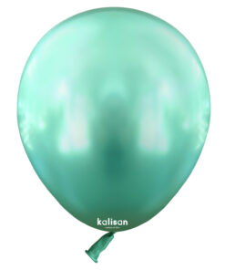5" Mini Mirror (Krom) Balonlar Yeşil