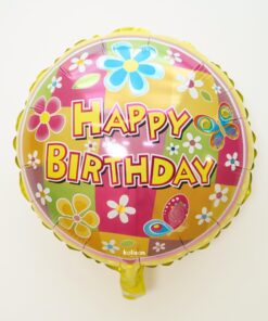 Happy Birthday Folyo Balon Bahar Tema