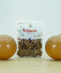 5" - 12,50 cm Mini Karamel Kahve Standart Balon