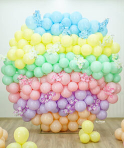 12" - 30 cm Makaron Balon Karışık Pastel Renkler