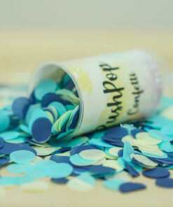Push-Pop Konfeti Krem Mavi ve Lacivert