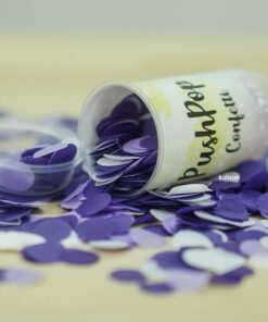 Push-Pop Konfeti Beyaz Lila ve Mor